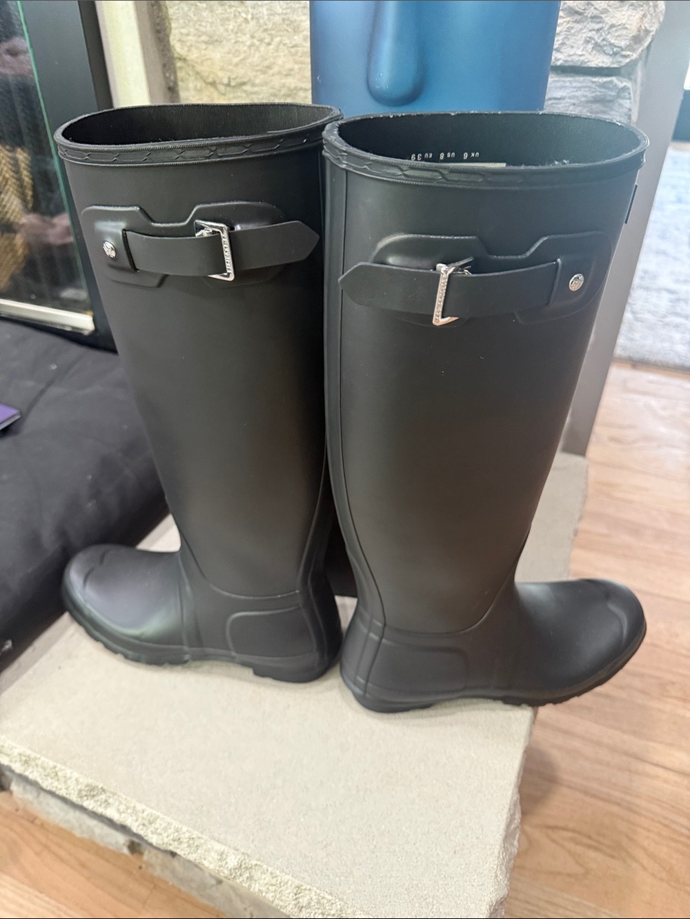 Hunter Tall Black Women's Waterproof Rain Boots